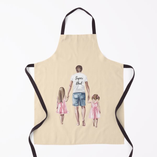 Item preview, Dad With Daughters With Inscription Super Dad designed and sold by M R Design.