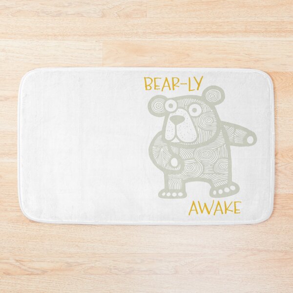 Item preview, Funny Bear Pun Bear-ly Awake  designed and sold by whyitsme.