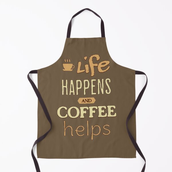 Item preview, Life happens, and coffee helps designed and sold by DoceVaga.