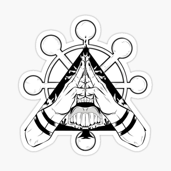Item preview, Malevolent shrine hand sign designed and sold by friends420.