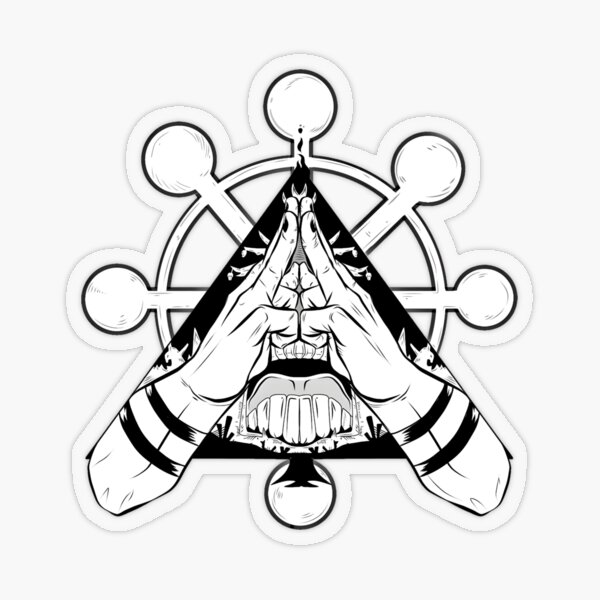 Item preview, Malevolent shrine hand sign designed and sold by friends420.