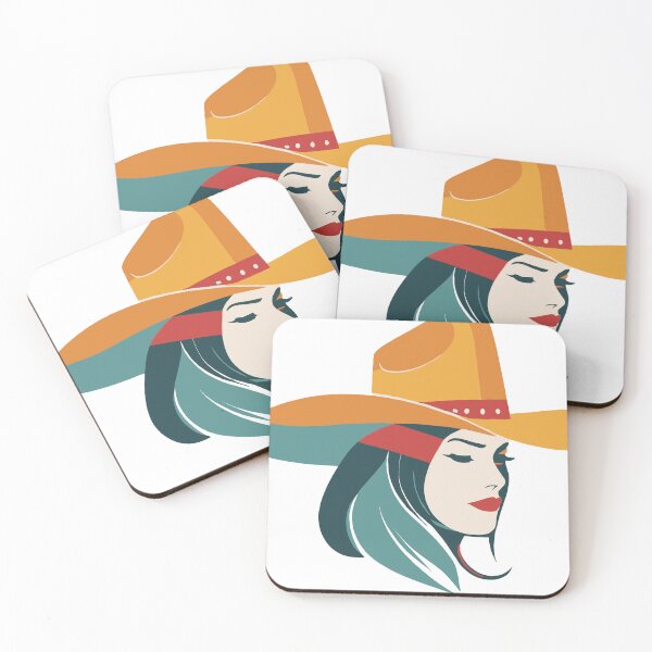 Item preview, Cowgirl with big hat designed and sold by SamJanner.