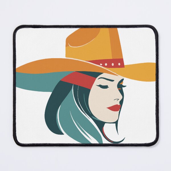 Item preview, Cowgirl with big hat designed and sold by SamJanner.