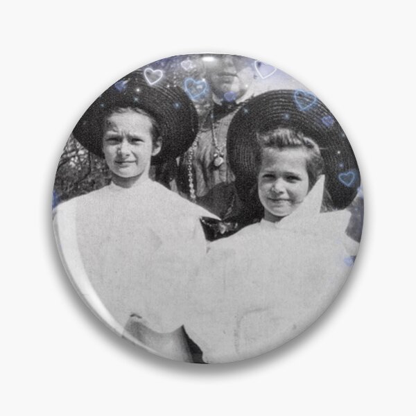 Item preview, Grand Duchesses Tatiana and Maria heart print designed and sold by cceridwenx.