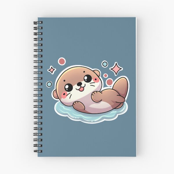 Item preview, Cute otter swimming designed and sold by Kiskadee-Draw.
