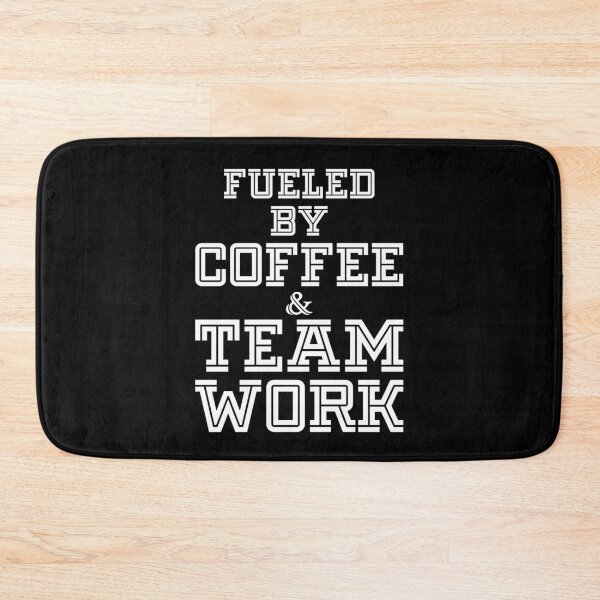 Item preview, Fueled by Coffee & Teamwork Funny and Creative Team Building Co-Working Graphic designed and sold by Vintage-Graphic.