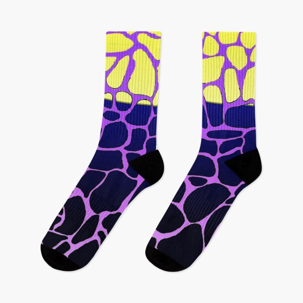 Item preview, Purple and yellow abstract pattern  designed and sold by Roxburylane.