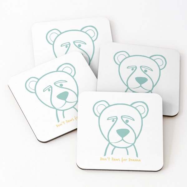 Item preview, Funny Bear Pun Don't Paws for Drama designed and sold by whyitsme.