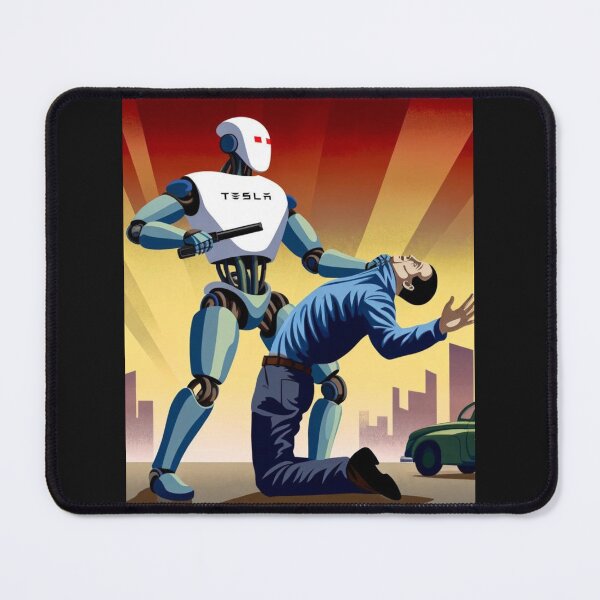 Item preview, Tesla bot designed and sold by TEEJAMBOREE.
