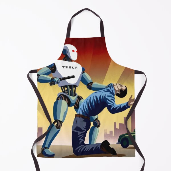 Item preview, Tesla bot designed and sold by TEEJAMBOREE.