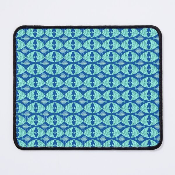 Aperçu de l'œuvre Texturé Poisson & Sable - Aqua créée et vendue par SCdesignqld.