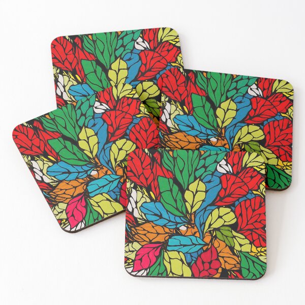 Item preview, Leafy Spectrum Symphony Colorful Pattern designed and sold by Haji  Kamora.