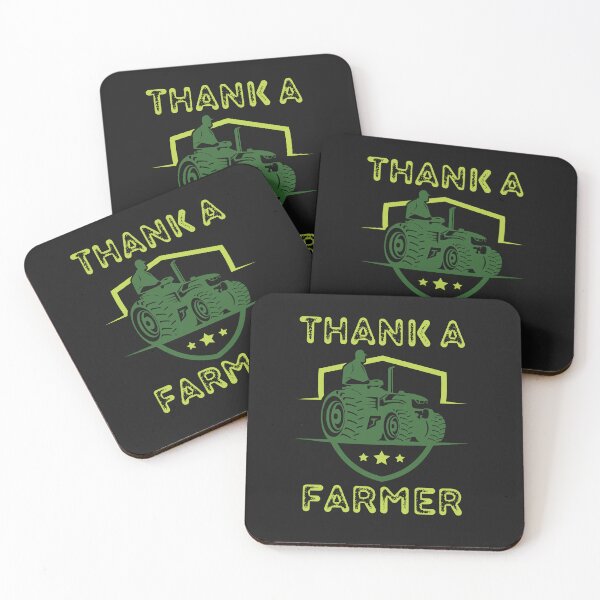 Item preview, Retro Tractor Thank A Farmer designed and sold by AlienOccupation.