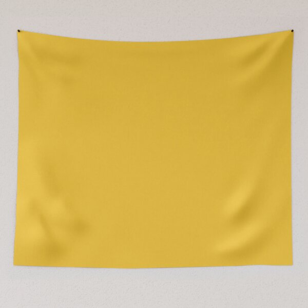 Item preview, Solid Saffron Yellow Color designed and sold by janarspixels.