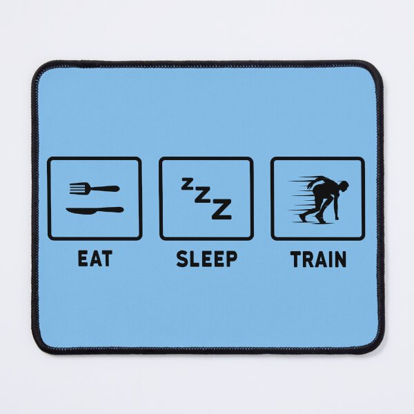 Item preview, Eat sleep train designed and sold by Picasmus Tees.