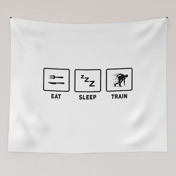 Item preview, Eat sleep train designed and sold by Picasmus Tees.