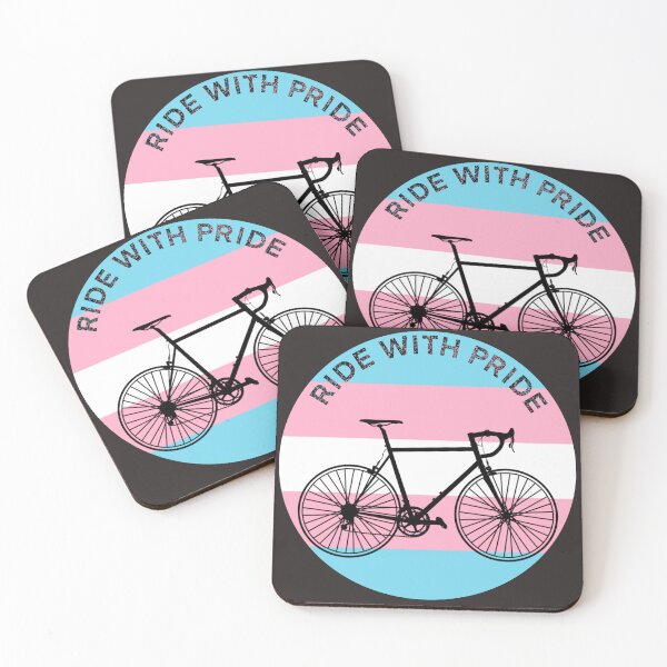 Item preview, Trans ride with pride bicycle designed and sold by rarebeasts.