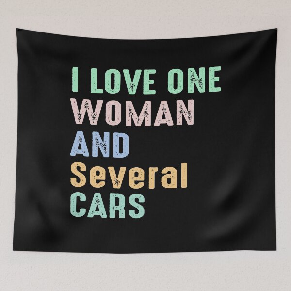 Item preview, I Love One Woman And Several Cars I Love One Woman & Several Cars Auto Mechanic Husband engine designed and sold by PrintItStudio.