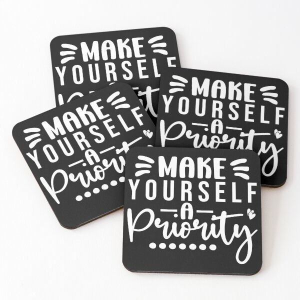 Item preview, Make yourself a priority (white)  designed and sold by HofTao.