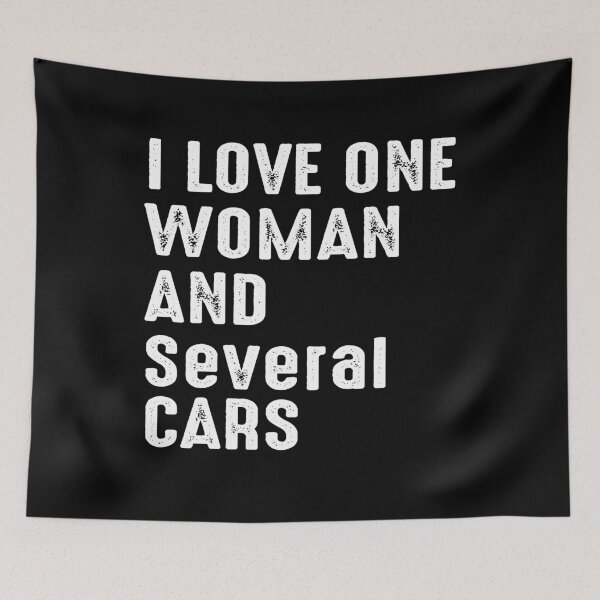 Item preview, I Love One Woman And Several Cars I Love One Woman & Several Cars Auto Mechanic Husband engine designed and sold by PrintItStudio.