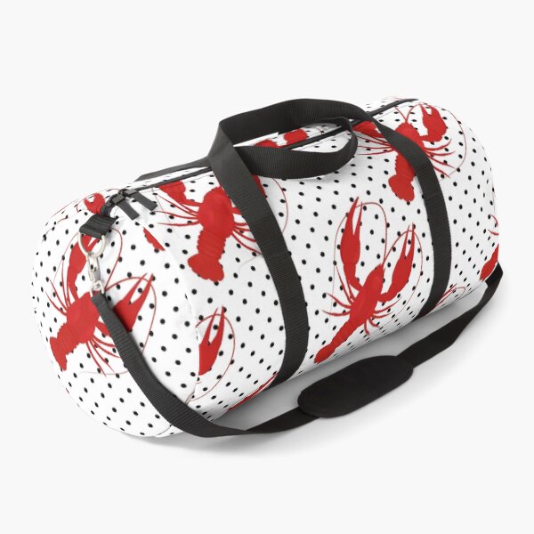 Item preview, red lobster polka dots white designed and sold by Gossip Rag.