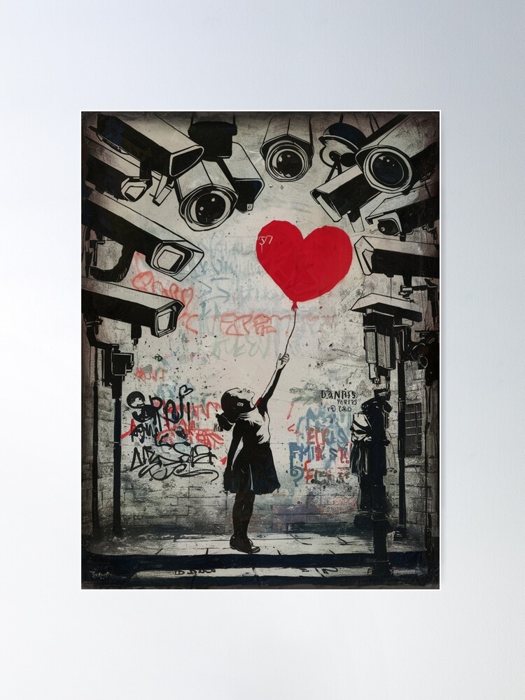 Banksy Street Art little girl with ballon