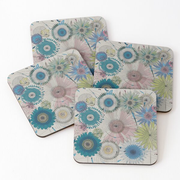 Item preview, Vibrant Botanical Mosaic: Exploring Geometric Florals designed and sold by MrKATORSKI.