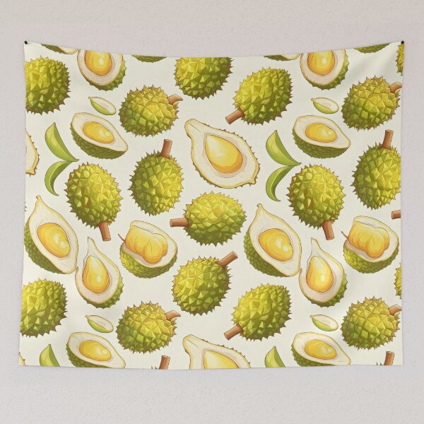 Item preview, Bright Durian Fruit Pattern designed and sold by CoolCrazyQuirky.