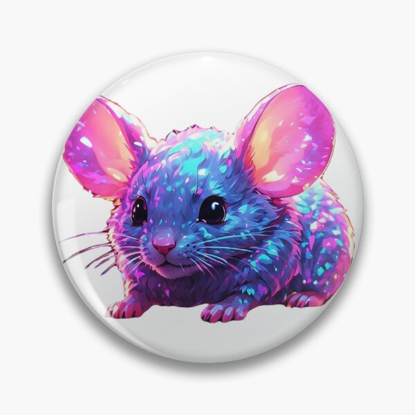 Item preview, Iridescent big eared mouse designed and sold by LevCreates.