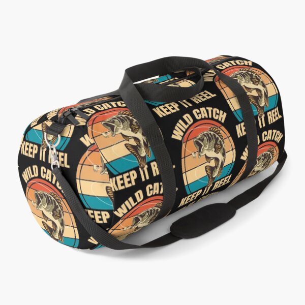 Item preview, Wild Catch Keep It Reel Funny Fishing Lover Pun Angler Humor Lucky Fishing designed and sold by Bad Kitty Designz.