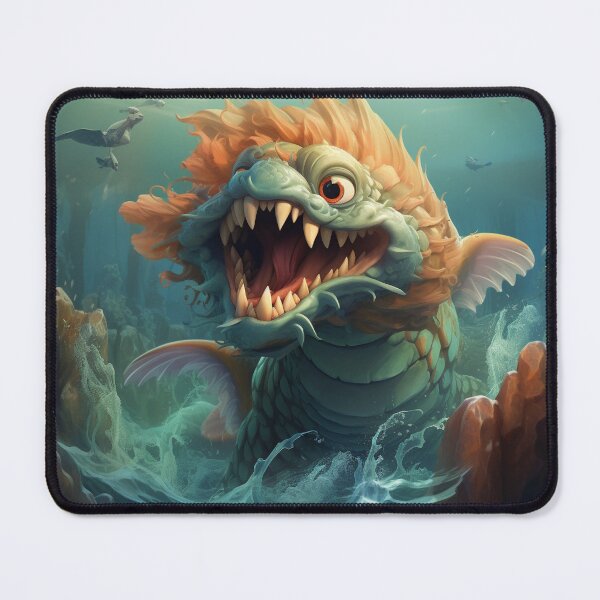 Item preview, Cartoon Sea Monster 1 designed and sold by AstroRisq.