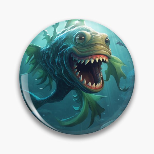 Item preview, Cartoon Sea Monster 2 designed and sold by AstroRisq.