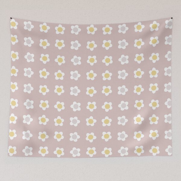 Item preview, Cute Flower Stripes Spring And Summer Floral Pattern Pale Pink designed and sold by scorpiolane.