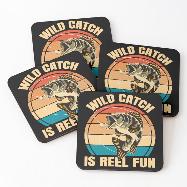 Item preview, Funny Fishing Lover Pun Wild Catch Is Reel Fun Angler Humor Lucky Fishing  designed and sold by Bad Kitty Designz.