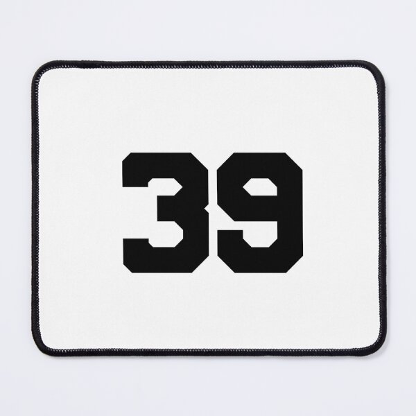 Item preview, 39, thirty-nine, black, University designed and sold by Numbers-Art.