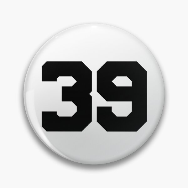 Item preview, 39, thirty-nine, black, University designed and sold by Numbers-Art.