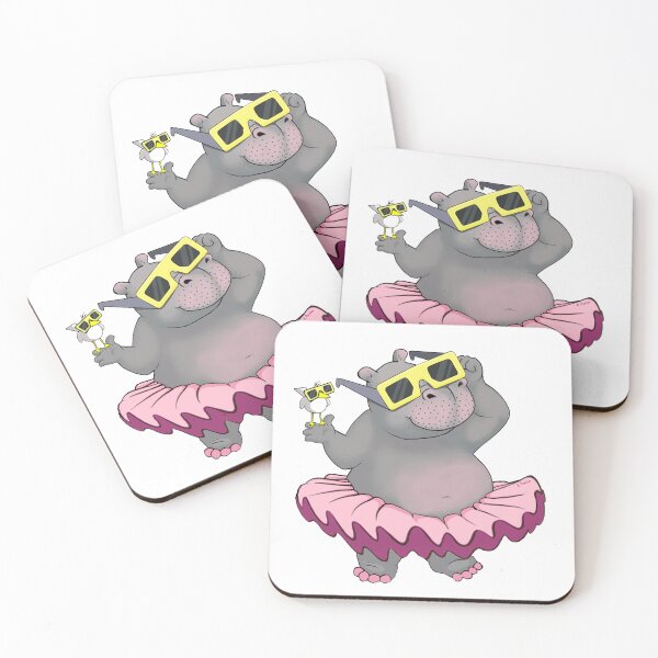 Item preview, Hippo Hippopotamus Solar Eclipse designed and sold by Hippogal.