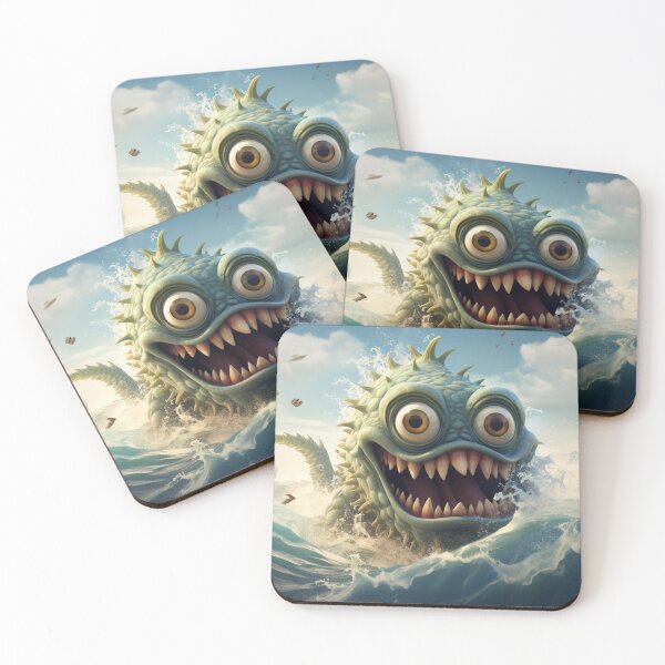 Item preview, Cartoon Sea Monster 3 designed and sold by AstroRisq.