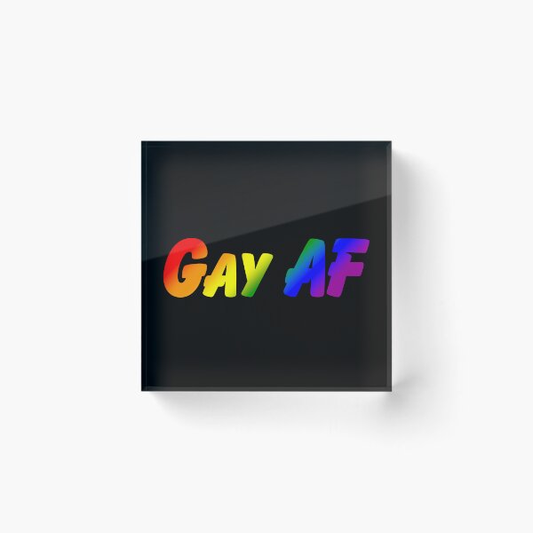 Item preview, Gay AF Rainbow Pride Flag Colors, LGBTQ Flag Design designed and sold by Travelslightly.
