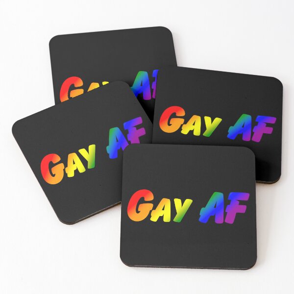 Item preview, Gay AF Rainbow Pride Flag Colors, LGBTQ Flag Design designed and sold by Travelslightly.