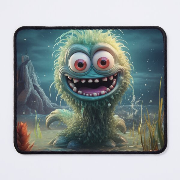 Item preview, Cartoon Sea Monster 4 designed and sold by AstroRisq.
