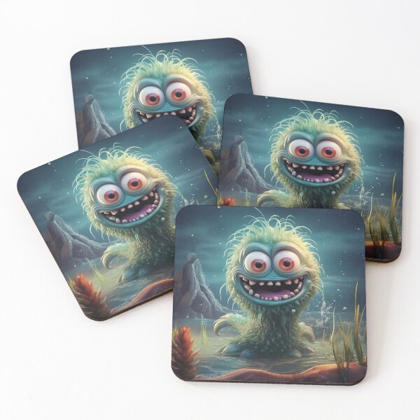 Item preview, Cartoon Sea Monster 4 designed and sold by AstroRisq.