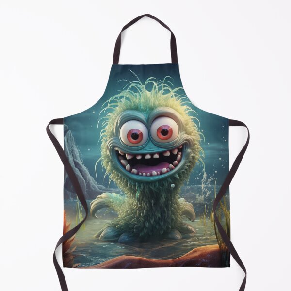 Item preview, Cartoon Sea Monster 4 designed and sold by AstroRisq.