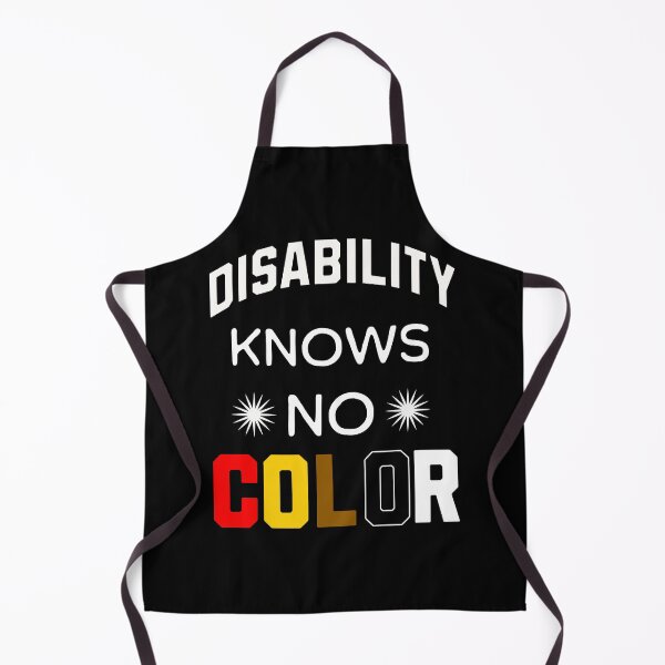 Item preview, DISABILITY KNOWS NO COLOR designed and sold by Encompassing Threads.