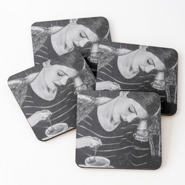 Item preview, Portrait of an Italian Woman with Coffee designed and sold by Jasper Perkins.