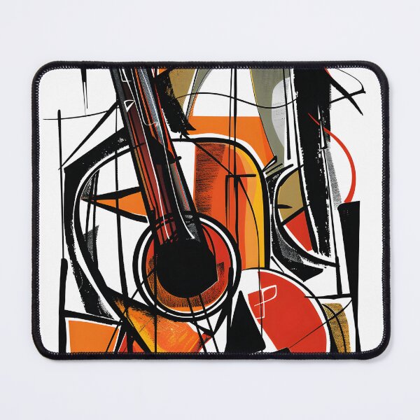 Item preview, Harmonic Fusion- Vibrant Abstract Composition with Musical and Geometric Elements designed and sold by OlfactoART Studio.
