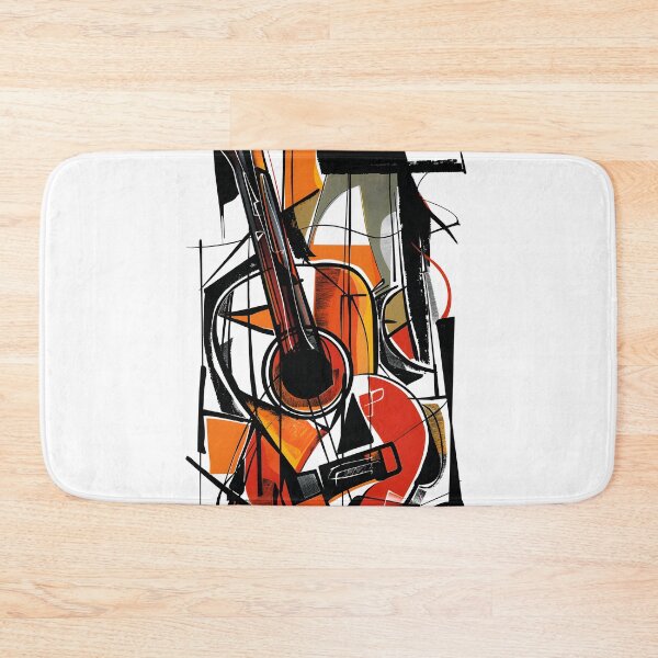 Item preview, Harmonic Fusion- Vibrant Abstract Composition with Musical and Geometric Elements designed and sold by OlfactoART Studio.