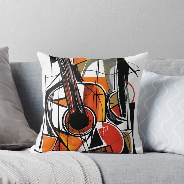 Item preview, Harmonic Fusion- Vibrant Abstract Composition with Musical and Geometric Elements designed and sold by OlfactoART Studio.