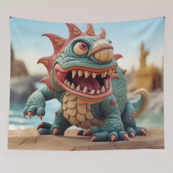 Item preview, Clay Sea Monster 2 designed and sold by AstroRisq.