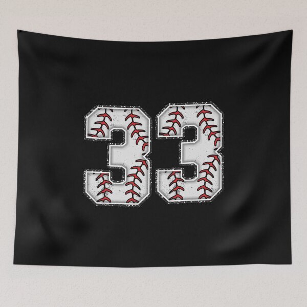 Item preview, baseball number 33 designed and sold by creativechaster.